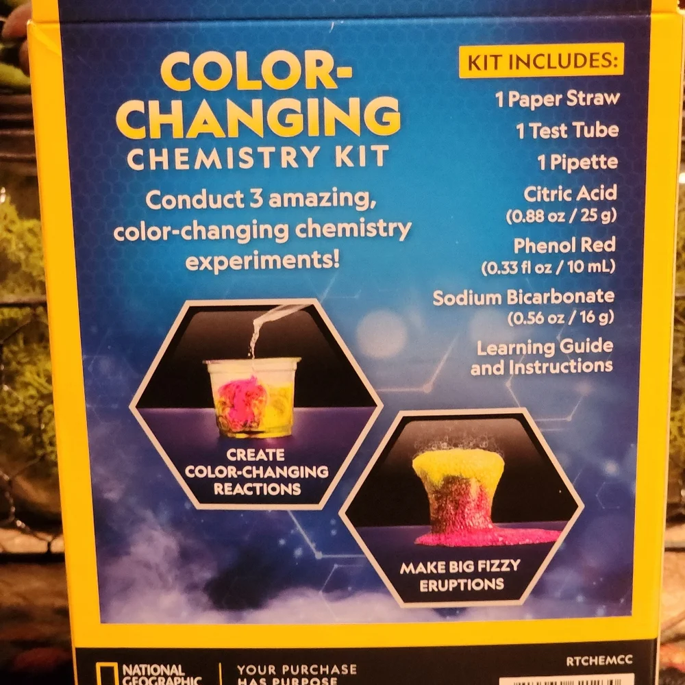NATIONAL GEOGRAPHIC Chemistry Kit 3 Experiments